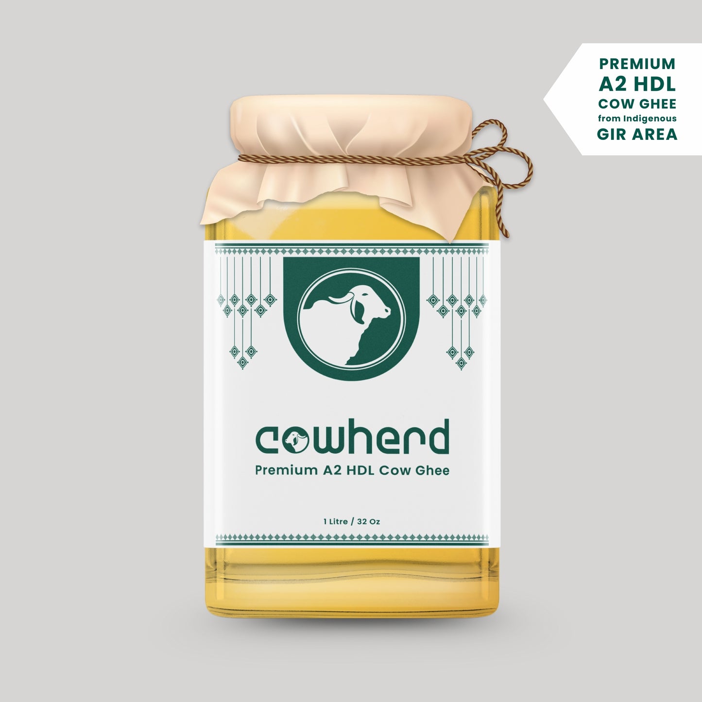 Cowherd Premium A2 HDL Cow Ghee