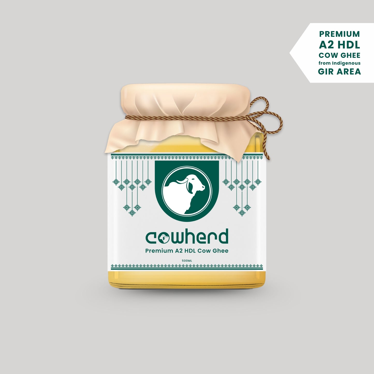 Cowherd Premium A2 HDL Cow Ghee